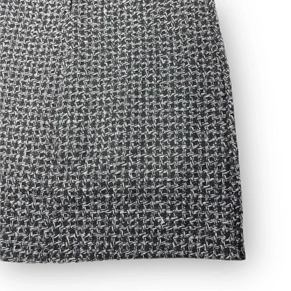 Lapis Black Gray Tweed Skirt Women’s Size Medium NWT